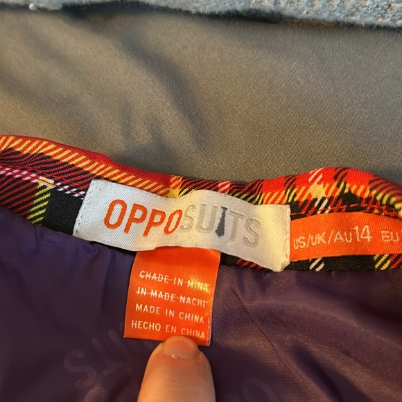 Teen OppoSuits The Lumberjack Christmas Red Plaid Suit Jacket Pants Set Size 14 - Picture 13 of 14